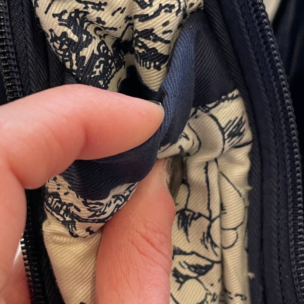 Disney Blue and White Crossbody Bag with Urban Design - Picture 11 of 16